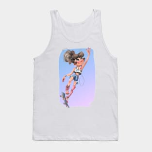 LITTLE SKATER GIRL A Tank Top